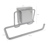 Suporte Porta Papel Higiênico Fixação Por Ventosa Papeleira